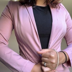 Pink blazer